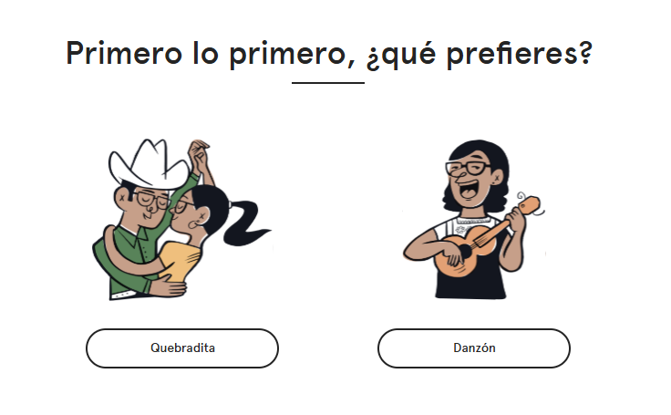 Un test con sabor éxotico